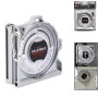 MaBricole | | Outils de mesure | Rapporteur d'angle multifonction 0-180 degrés avec aimant, portable