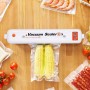 MaBricole | | Accessoires maison | Scelleuse sous vide, machine d’emballage automatique alimentaire avec 10 sacs et câble , 90W pour fruits, légumes et viande