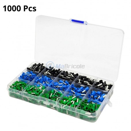 MaBricole | | Accessoires d'électricité | Ensemble de cosse à sertir pour câble électrique 1000 pcs