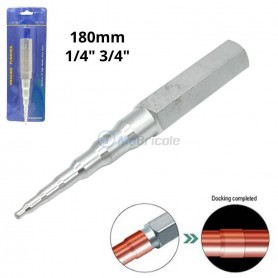 أداة ضغط لتوسيع نهاية أنابيب النحاس في تطبيقات السباكة 1/4" ، 3/4" بطول 180 مم