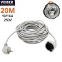 MaBricole | VEIBER® | Rallonge et multiprise | Rallonge électrique 10A-16A 250V longueur 20 m avec valise VEIBER | STER24-19-94
