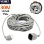 MaBricole | VEIBER® | Rallonge et multiprise | Rallonge électrique 10A-16A 250V longueur 30 m avec valise VEIBER | STER24-19-96