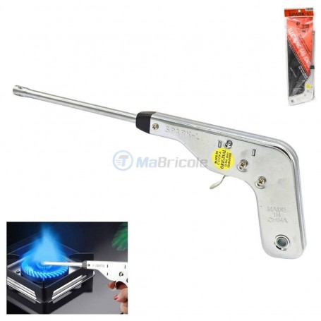 MaBricole | | Accessoires maison | Briquet, Allumeur à gaz électronique en métal 27 cm pour la cuisine