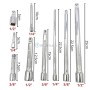 MaBricole | | Clé et douille | Ensemble de barre d’extension 3/8" 1/2" 1/4" de Chrome vanadium 9 pièces