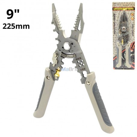 MaBricole | | Pinces | Pince à dénuder multi-fonctions 9" 225mm pour câble électrique