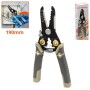 MaBricole | | Pinces | Pince à dénuder 1-3.2mm, couper et à sertir multifonctionnelle 190mm pour câble électrique