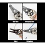 MaBricole | | Pinces | Pince à dénuder 1-3.2mm, couper et à sertir multifonctionnelle 190mm pour câble électrique
