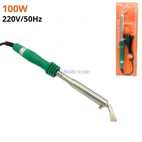 MaBricole | | Fer à souder | Fer à souder 100W tête plate coudée