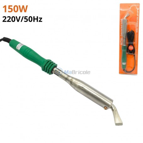 MaBricole | | Fer à souder | Fer à souder 150W tête plate coudée