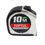 شريط قياس 10متر 22 مم مقاوم للصدمات ABS + TPR توبتول