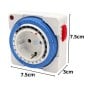 MaBricole | | Interrupteur et prise | Prise Programmable, Minuterie de branchement 24 heures 16A 3600W