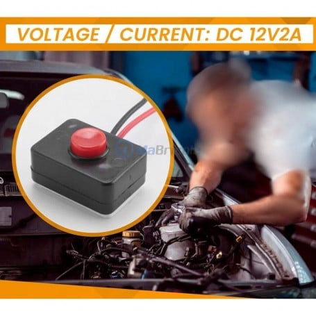Lot de 2 interrupteurs à bascule universels momentanés pour lève-vitre électrique, 12 V, 24 V, 5