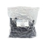 Sac transparent contenant 100 connecteurs de fil isolants noirs BV3.5