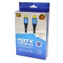 علبة كابل HDMI عالي السرعة بطول 1.5 متر مع شعار 4K ووصف مميز