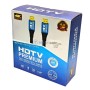 عبوة كابل HDMI عالي السرعة بطول 20 متر بدقة 4K عرض جانبياً مع شعار ودروع أمان