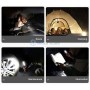 مصباح عمل، مصباح محمول LED بقوة 3 واط، 3 أوضاع إضاءة مع مغناطيس و3 بطاريات، أونست برو