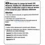 Consignes d'utilisation et précautions pour une lampe de travail LED avec modes d'éclairage détaillés