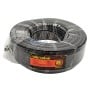 MaBricole | نعمة نور | Accessoires d'électricité | Câble coaxial RG6U 75 Ohms avec connecteurs F vissés longueur 30 mètres compatible avec Smart TV et TV Pro NAMA NOOR