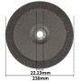 Disque a meuler 230x6.5x22.23 pour métal CROWN | A24S-BF-230