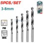 MaBricole | TOTAL | Pour perceuse et visseuse | Jeu de 5 mèches à bois 3-8mm TOTAL | TACSD7055