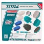 Ensemble de 11 brosses de nettoyage pour perceuse et visseuse avec embout hexagonal 6 mm