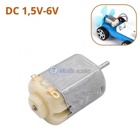 Mini moteur électrique à courant continu DC 1,5V-6V