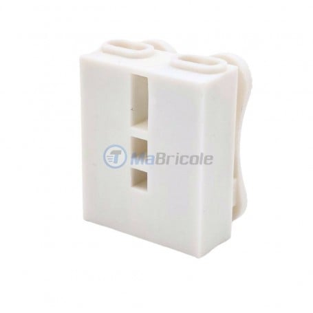 Connecteur D'angle électrique LION Electric Lot De 11 Connecteurs De Conduit De Câbles Autocollants Pour Montage De Profilés De Câbles 15 X 10 Mm Lot 2 Connecteurs Angle Intérieur
