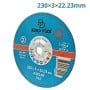 قرص قطع المعادن 230×3×22.23 مم، أقصى سرعة دوران 6650 م/ث، A30S-BF F42 أش دي برو
