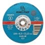 قرص تجليخ للمعادن، أبعاده 230 × 6.5 × 22.23 مم، أقصى سرعة دوران 6650 م/دقيقة، A42S-BF F27 أش دي برو