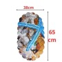 سجادة حمام غير قابلة للانزلاق من PVC بحجم 65×38 سم طراز صدفي