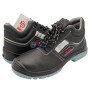 Paire de chaussures de travail noires HD PRO avec renforts, lacets noirs et semelles gris clair