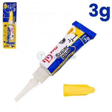 MaBricole | HD PRO | Fixation | Colle rapide super glue 3g HD PRO | HD3208