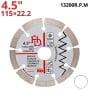 MaBricole | HD PRO | Pour meuleuse | Disque diamant 115x22.2mm, coupe brique, blocs, béton, céramique et marbre HD PRO | HDM0067