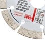 MaBricole | HD PRO | Pour meuleuse | Disque diamant 115x22.2mm, coupe brique, blocs, béton, céramique et marbre HD PRO | HDM0067