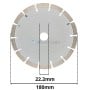 MaBricole | HD PRO | Pour meuleuse | Disque diamant 180x22.2mm, coupe brique, blocs, béton, céramique et marbre HD PRO | HDM0068