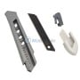 MaBricole | | Outils de découpe | Cutter, couteau utilitaire en plastique 165mm avec lame 100x18mm