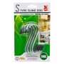 Ensemble de 4 crochets en forme de S en acier inoxydable 78mm ZHENGTU | ZT-2094