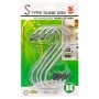 Ensemble de 4 crochets en forme de S en acier inoxydable 115mm ZHENGTU | ZT-3064