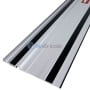 Rail de guidage en aluminium avec bandes noires antidérapantes