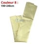 Rideau de douche hauteur 190 largeur 240 cm ±10cm en polyester avec finition résistante à l’eau DIAMOND