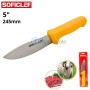 MaBricole | SOFICLEF | Outils de découpe | Couteau en acier à haute teneur en carbone inoxydable anti-taches, manche en polypropylène longueur 245mm SOFICLEF | P9001-S