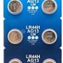 MaBricole | METAMA | Batteries et chargeur | Jeu de 10 piles bouton Alkaline LR44H AG13 de 1.5V METAMA | LR44HB10