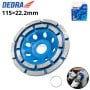 MaBricole | DEDRA | Pour meuleuse | Disque diamant pour meulage polissage le béton, granit, céramique 115×22.2mm DEDRA | H1115