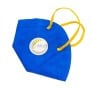 MaBricole | VITAL | Protection respiratoires | Lot de 20 masques poussière type FFP KN95 avec valve d'expiration efficacité de filtration 95% des particules VITAL