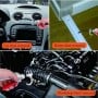 Soufflette en acier inoxydable utilisée pour enlever la poussière dans une voiture, à la maison et dans un atelier.