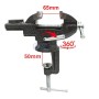 Etau d'établi 60mm à base pivotante ouverture maximale 65mm OPTIMUS | GS32244