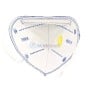MaBricole | LAMBOSS | Protection respiratoires | Lot de 30 masques poussière type FFP KN95 avec valve d'expiration efficacité de filtration 95% des particules LAMBOSS | LB-8914
