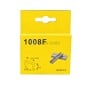 Boîte jaune contenant 1000 agrafes type D 8 x 11,3 mm modèle 1008F