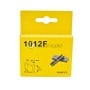 Boîte jaune contenant 1000 agrafes type D modèle 1012F avec dimensions 12 x 11,3 mm