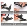 MaBricole | HD PRO | Autre outils | Gonfleur à main multi-usage, Pompe à air manuelle portatif 30cm avec support de fixation sur vélo HD PRO | HDPA003